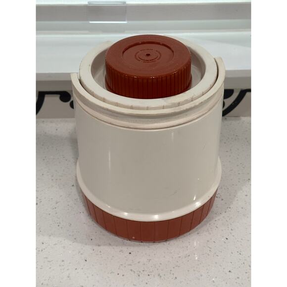 Vintage Aladdin Pump-A-Drink 1 Gallon Insulated Drink Dispenser Brown No. 585 - Picture 3 of 6